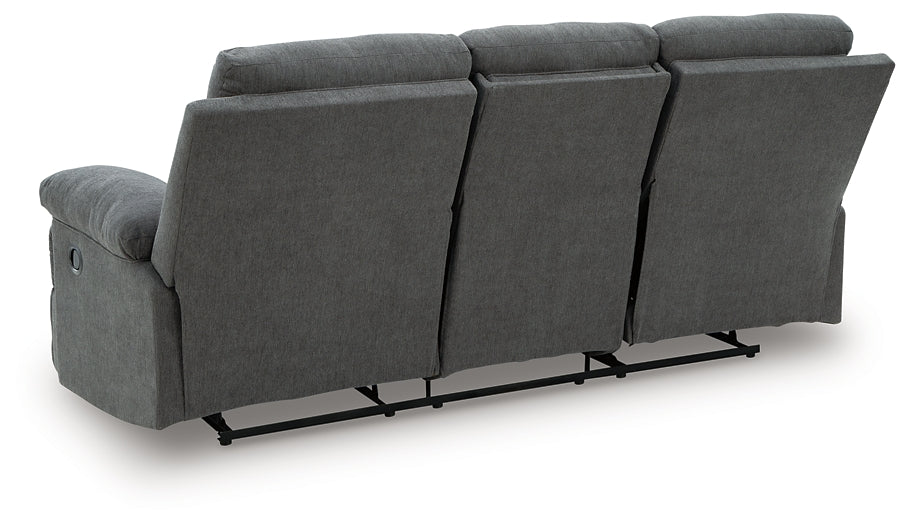 Side-Swipe REC Sofa w/Drop Down Table