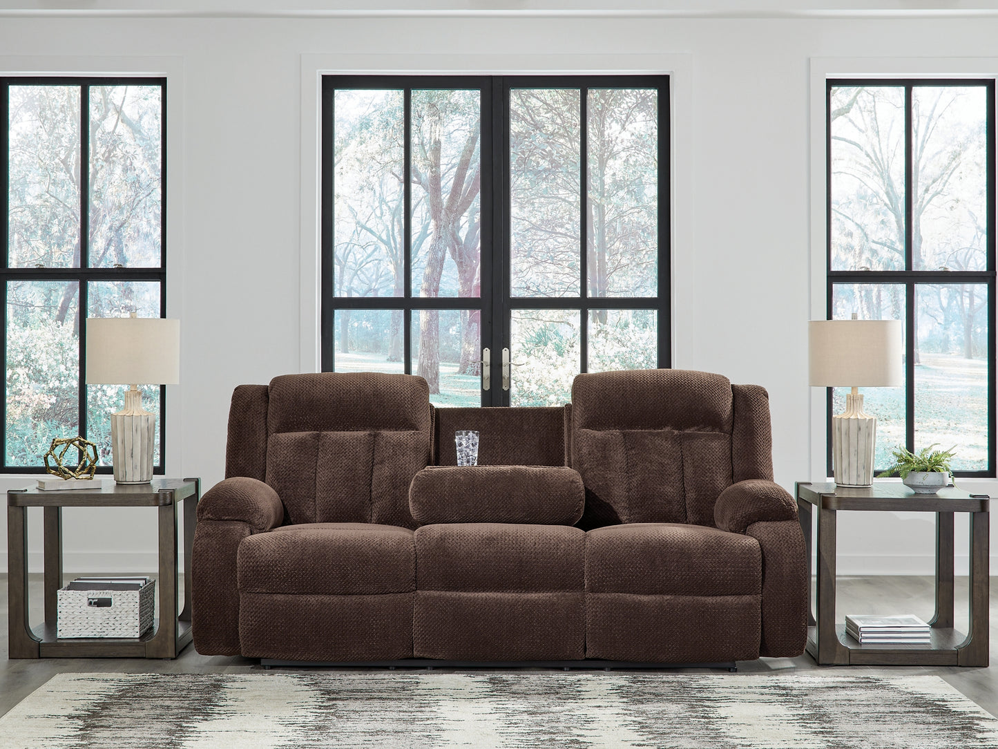 Observation REC PWR Sofa w/Drop Down Table