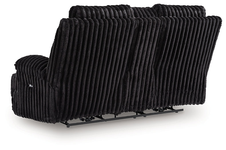 Rhines Falls DBL REC PWR Loveseat w/Console