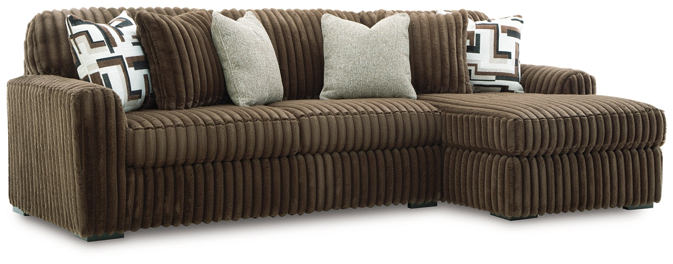 Midnight-Madness 2-Piece Sectional Sofa with Chaise