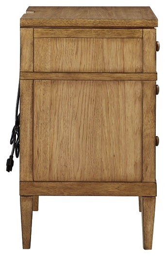 Sharlance King Upholstered Panel Bed with Mirrored Dresser, Chest and Nightstand