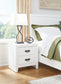 Binterglen Twin Panel Bed with Mirrored Dresser, Chest and 2 Nightstands