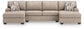 Newellen 3-Piece Sectional with Double Chaise