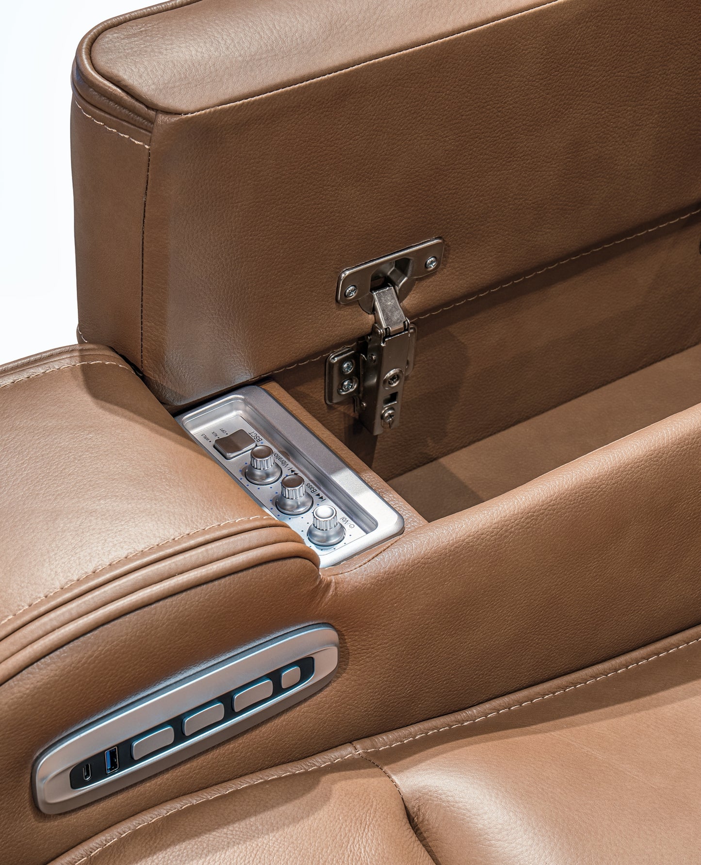 Knightington Power Recliner w/Audio Seating