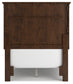 Danabrin Twin Panel Bed with Mirrored Dresser