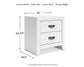 Binterglen King Panel Bed with Mirrored Dresser, Chest and Nightstand