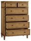 Sharlance Queen Upholstered Panel Bed with Mirrored Dresser and Chest