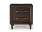 Dantenton Two Drawer Night Stand